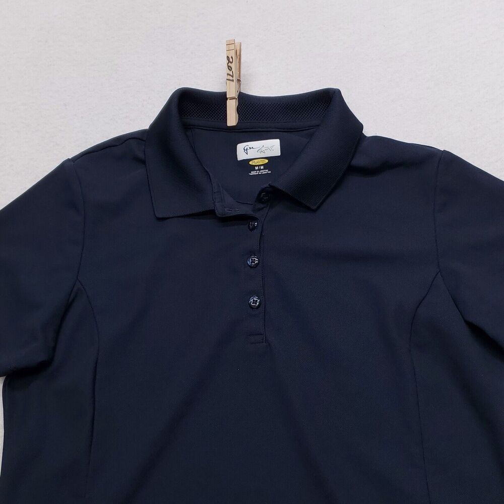 Greg Norman Casual Pullover Short Sleeve Polo Shirt Adult Mens Size M Blue